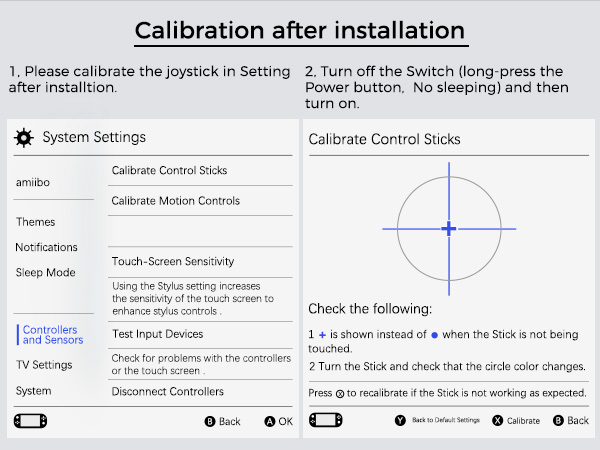 Calibrate Control Stick