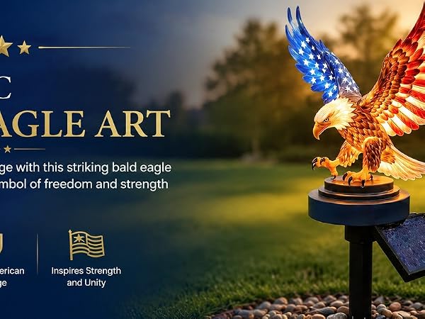 250th Anniversary America Eagle Garden Stake