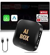 AI Box Carplay, 2+16GB Ai Magic Box for Streaming Netflix/YouTube/TikTok, Car Play Wireless Adapt...