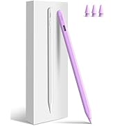iPad Pencil 6th-11th Generation,10 Mins Fast Charge Stylus Pen,Palm Rejection&Tilt Sensitivity,Co...