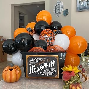halloween balloons black orange balloons orange black balloons orange black balloons graduation