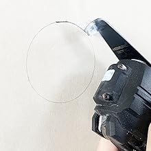 Good at cutting curves in drywall