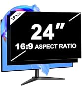 24 Inch Computer Privacy Screen Filter, Removable Universal Computer Monitor Privacy Filters 16:9...