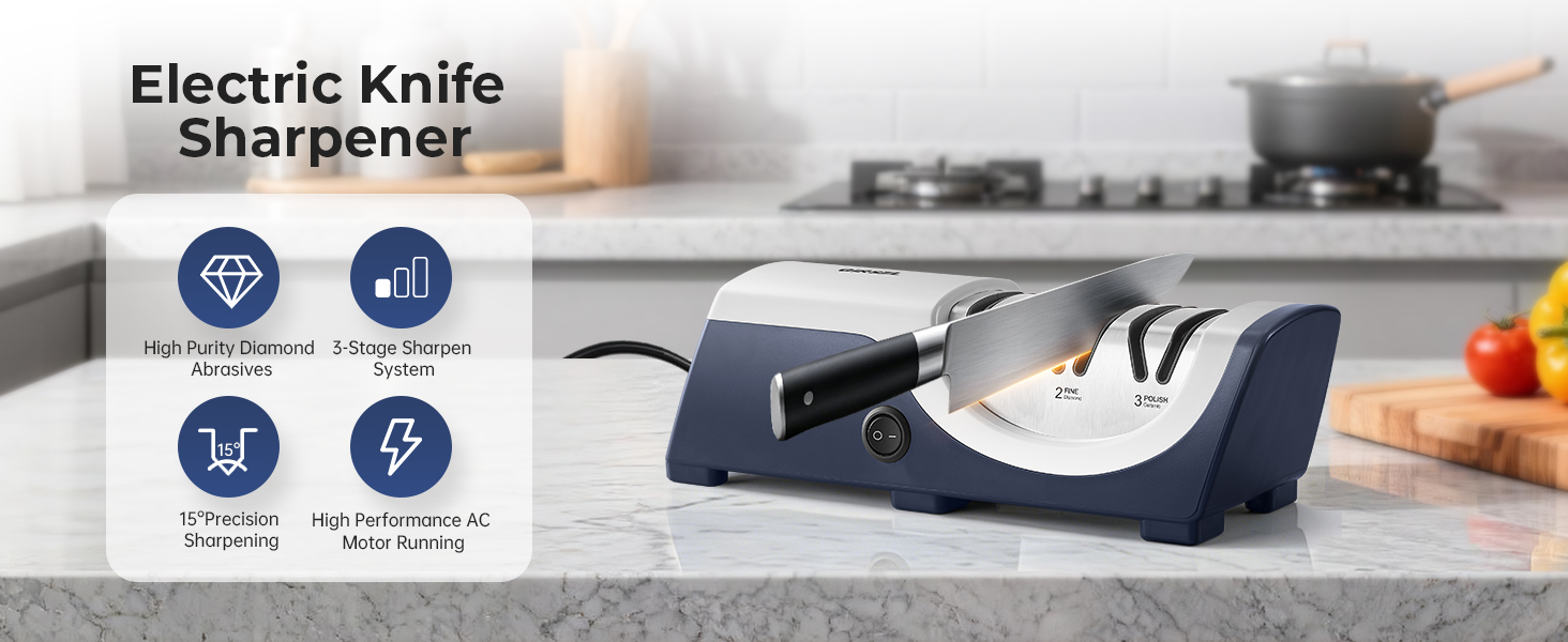 Kitchen Professional Electric Knife Sharpener