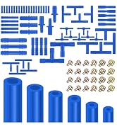 6PCS 5Ft Silicone Vacuum Hose Automotive,Vacuums Hose Kit Includes ID 1/8",3/8",5/32",3/16",5/16"...