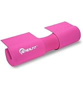 NEALFIT Barbell Squat Pad with Thick Nylon Padding, Hip Thrust Pad for Squats, Lunges, Neck Shoul...