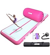 AWSUM Inflatable Gymnastics Mat 10ft/13ft/16ft/20ft/23ft Training mat 4/8 inches Thick tumbling m...