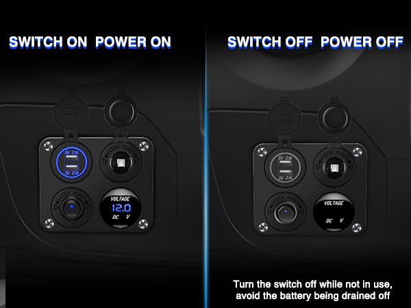 multi functional switch panel