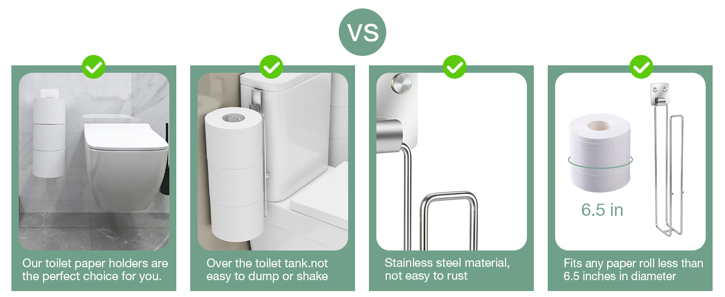 Wall Mount Toilet Paper Holder