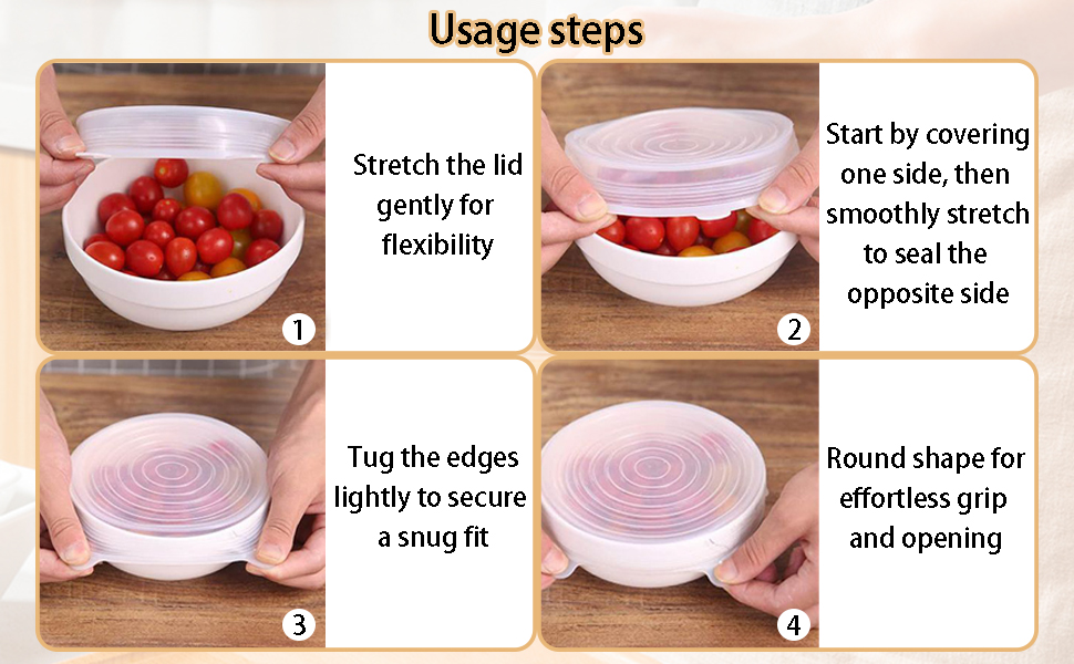 Silicone Stretch Lids