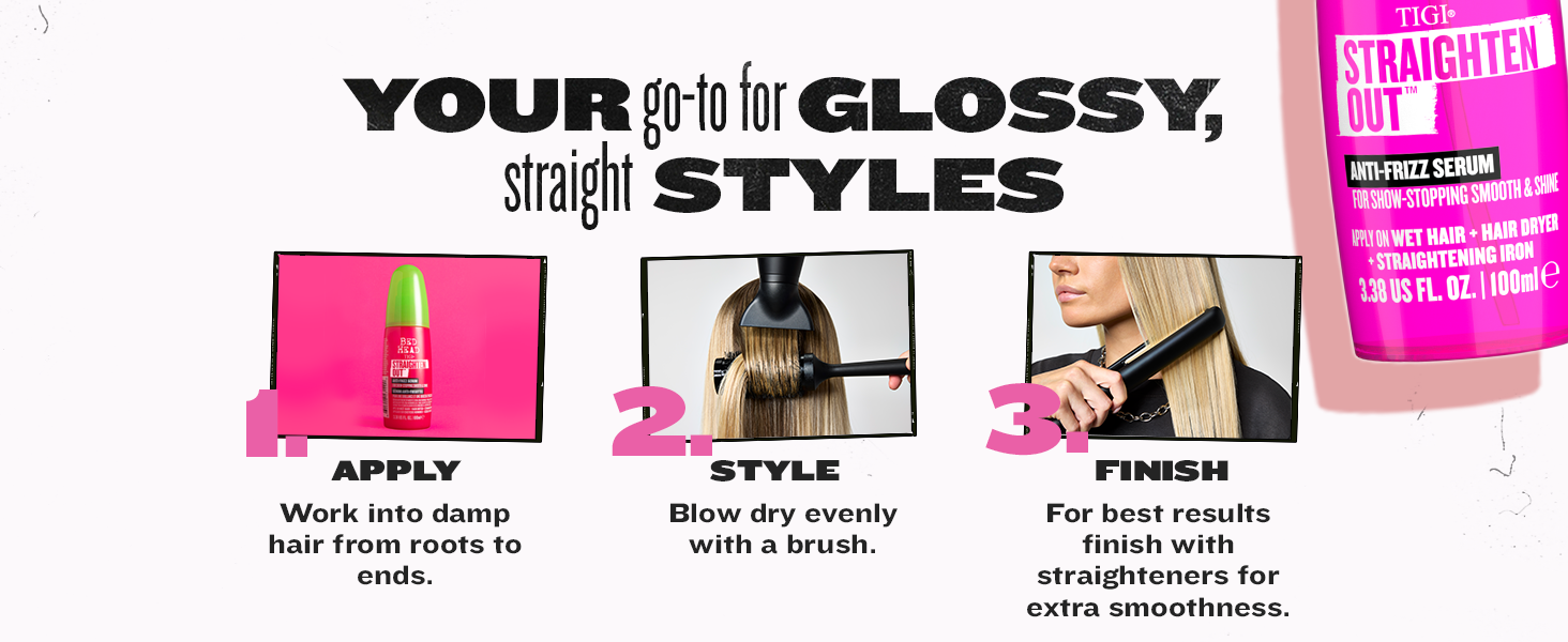 your go to for glossy straight styles