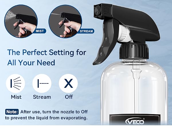 spray bottles for cleaning solutions