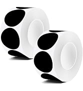 1000 Pcs Dot Stickers Black 1 Inch Circle Round Coding Labels, Blank Color Sticky Dots Yard Sale ...