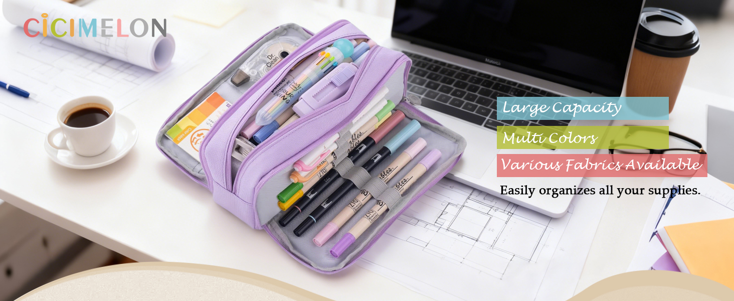 purple pencil case