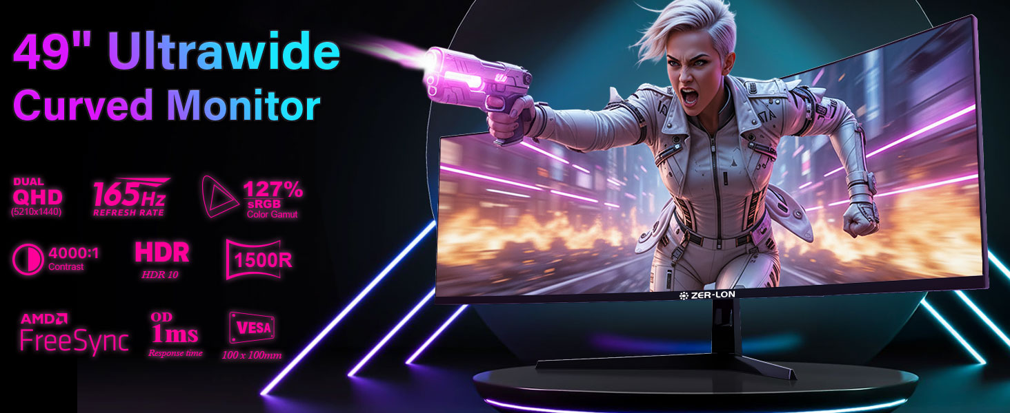 49" UltrawideCurved Monitor