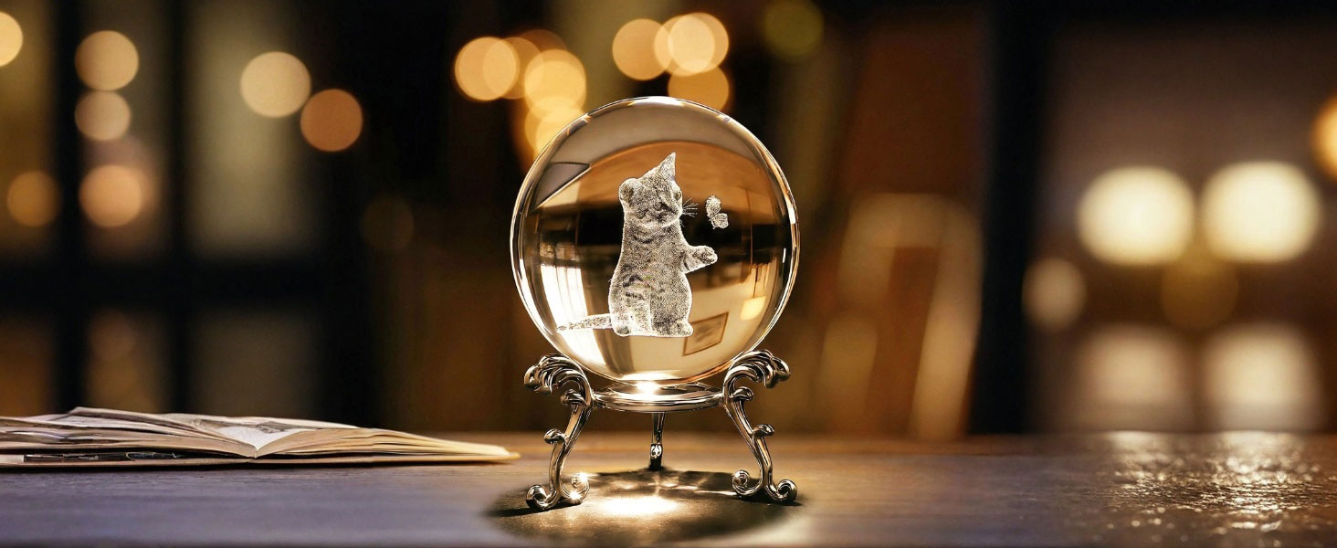 HDCRYSTALGIFTS 3D Crystal Ball