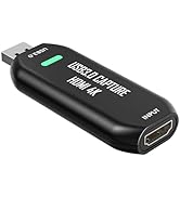 DigitPro Cam Link 4K External Camera Capture Card USB 3.0HDMI Capture Card for DSLR Camcorder Low...