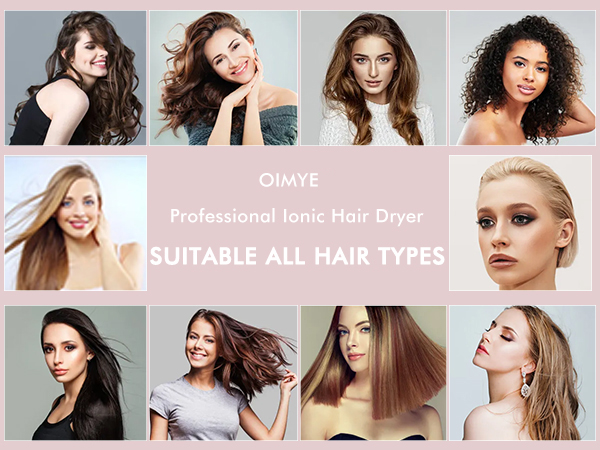 professional ionic hair dryer suitable all hair types