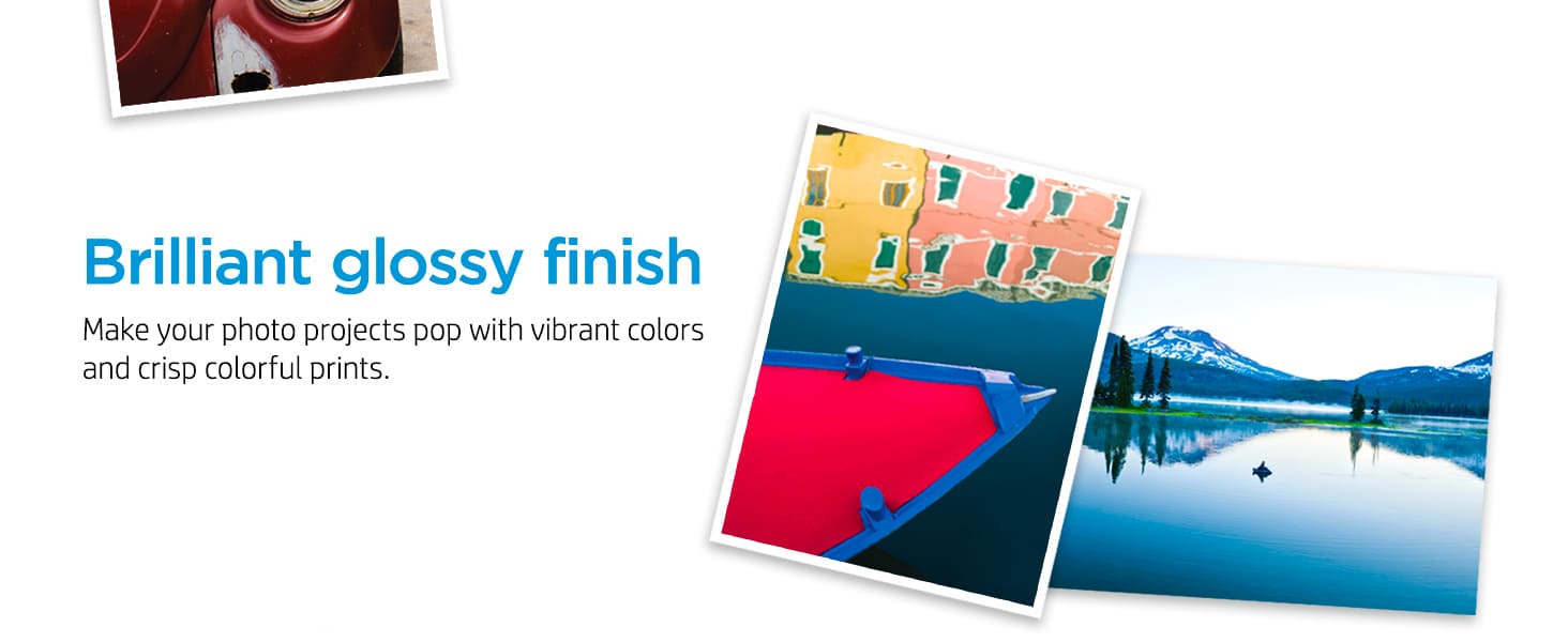 glossy photo paper printing vibrant colorful prints