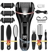Callus Remover for Feet Electric Foot File, 13-in-1 Professional Pedicure Tools Foot Care Kit, Fo...