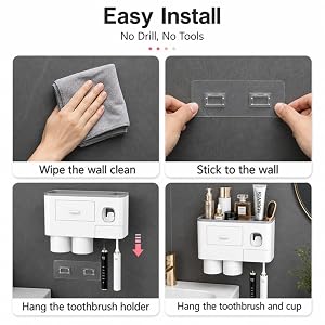 wall toothbrush holder