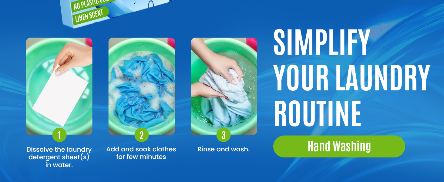 Ultra Concentrated Laundry Detergent Sheets