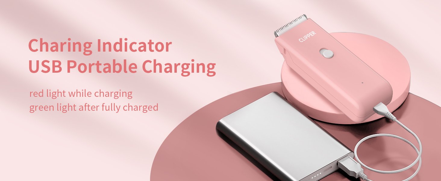USB rechargeable pet hair clipper