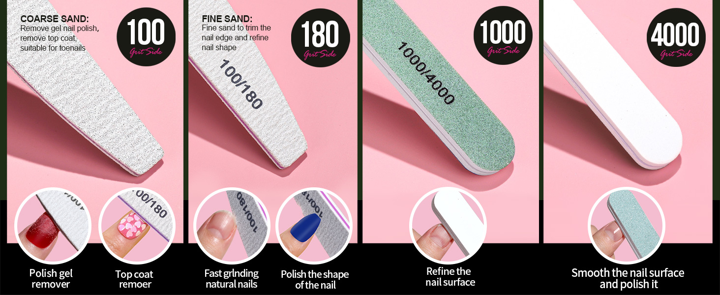 nail buffers and files