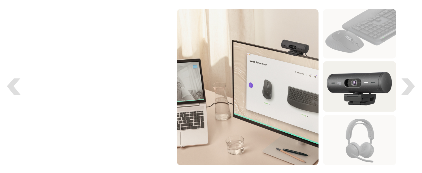 a desktop setup