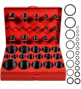 XBVV 419 PCS Universal Metric O-Ring Kit,32 Sizes Buna-N 70A Rubber Oring Assortment Set for Vari...