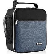 Lunch Box Insulated Lunch Bag - Durable Small Lunch Bag Reusable Adults Tote Bag Lunch Box for Ad...