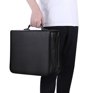 400 dvd case storage portable with handle