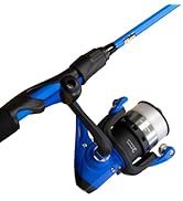 Reaction Tackle Fishing Rod and Reel Combo – 2-Piece IM6 Carbon Rods with Smooth Casting Reels – ...