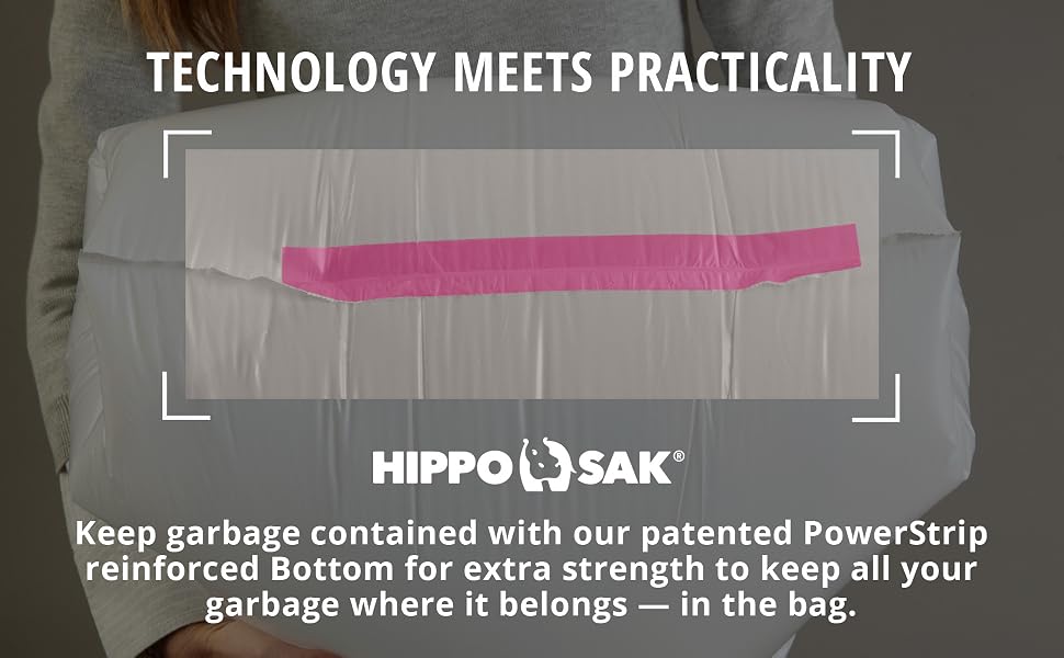hippo sak tall kitchen bags with handles garbage bags 13 gallon trash bags recyclable trash bags