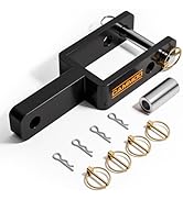 CAMMOO? Versatile Quick Hitch Adapter for Category 1 Tractors, 3000-lb Capacity & 2-Height Adjust...