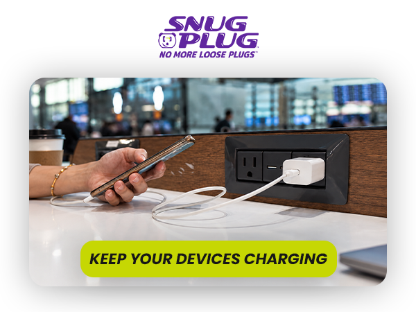 snug plug no more loose plugs keep your devices charging