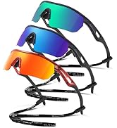 Vcarsian Kids Sunglasses Youth Baseball Sunglasses for Boys Girls 3-12 Polarized Softball Sports ...