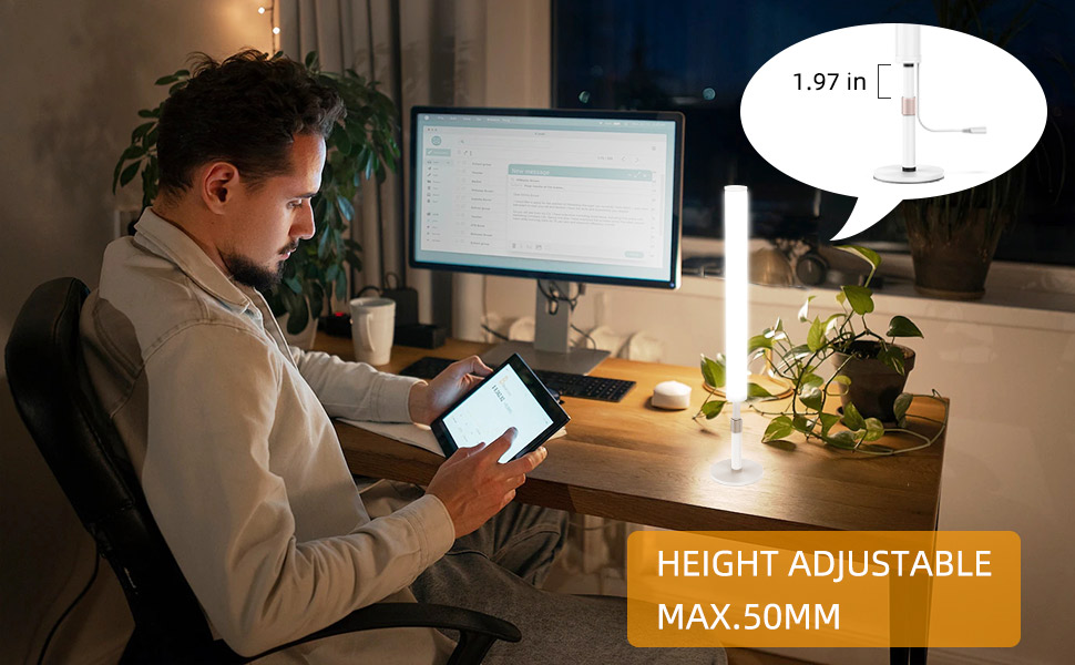 Height Adjustable Led Mirror Light