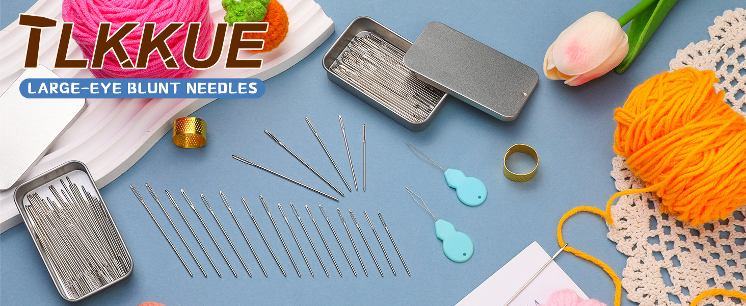 Large-eye blunt needles