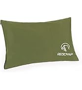 REDCAMP Small Camping Pillow Lightweight and Compressible, 1PC/2PCS Flannel Travel Pillow with Re...