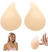 piopiocoing Adhesive Bras, Silicone Breast Lift Invisible Bra, Thin Push Up Sticky Pasties for Women
