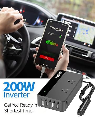 ALLWEI 200W Car Power Inverter