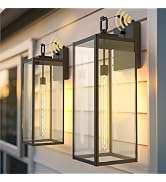 L LOHAS LED 24 Inch Large Size Dusk to Dawn Outdoor Wall Light Fixtures, Waterproof Anti-Rust Out...