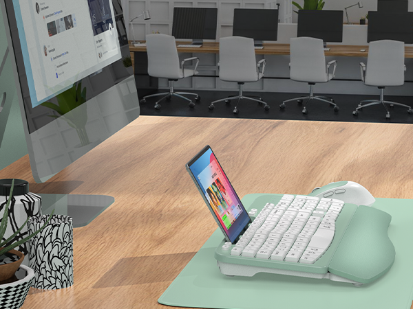 ergonomic keyboard and mouse