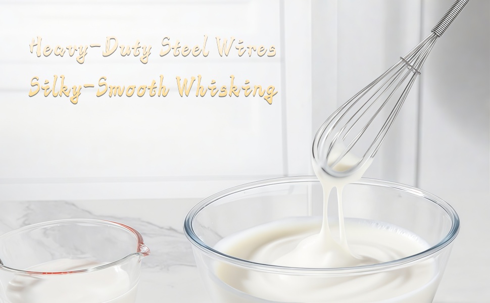 Mini whisk, 304 Stainless steel Wire Small Whisk