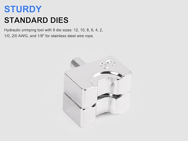 hydraulic battery cable crimper