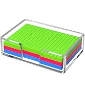 clear acrylic pen and post it note dispenser