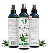 Earth's Daughter Premium Organic Aloe Vera Gel from Fresh Cut 100% Pure Organic Aloe leaves – Top...