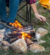 LILYPELLE Oversized Heated Camping Chair, Patio Lounge Chairs with 3 Heat Levels, Portable Foldin...