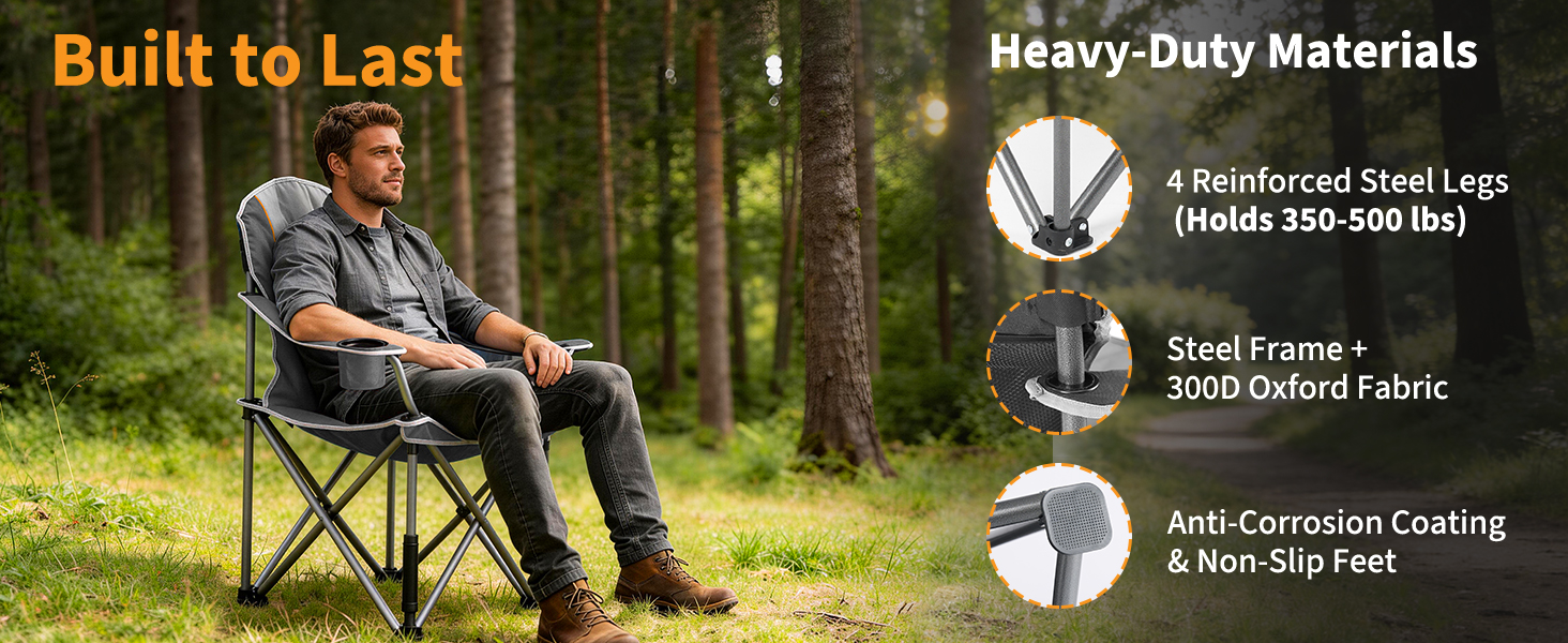 Folding Camping Beach Chair for Adults